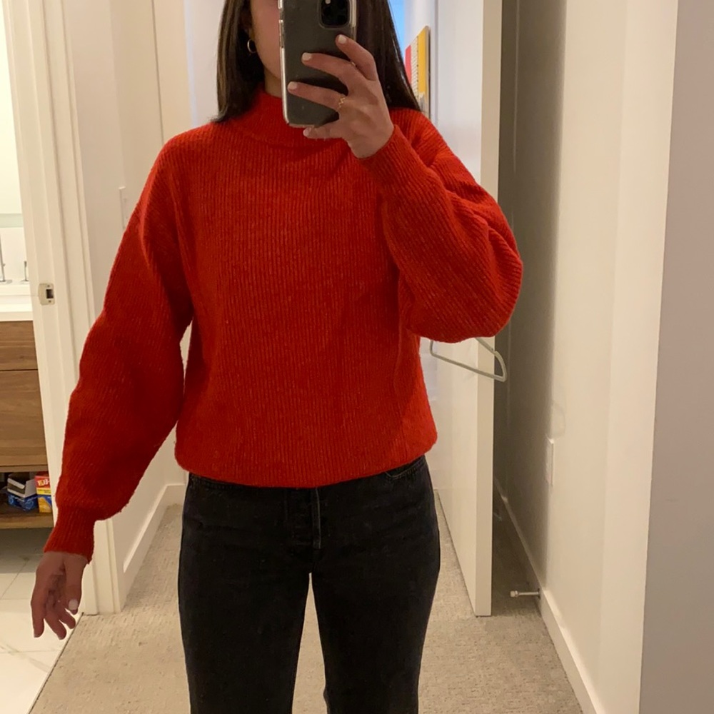 Leith Orange Sweater